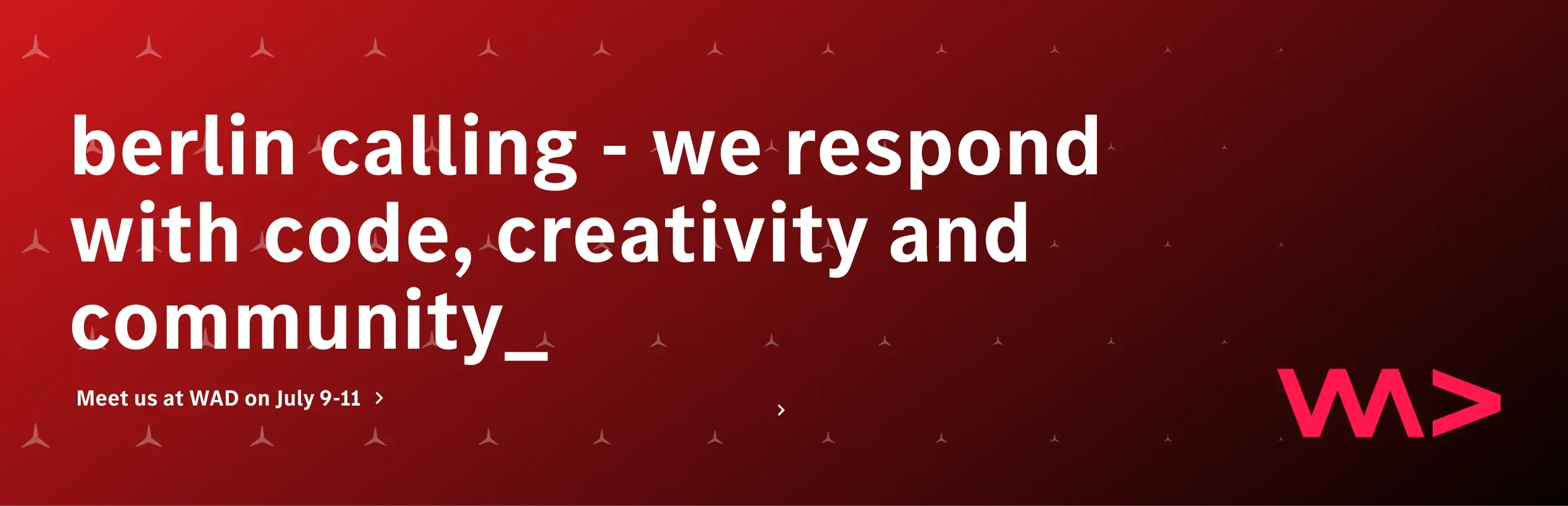 Klicke um zur Website des WeAreDevelopers Wold Congress zu gelangen